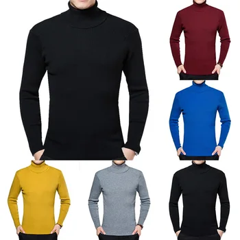 2019 New Classic Men Turtleneck Sweater Plus Size 4XL Casual Solid Color Slim Fit Knitted Sweaters Mens Autumn Men Pullovers
2019 New Classic Men Turtleneck Sweater Plus Size 4XL Casual Solid Color Slim Fit Knitted Sweaters Mens Autumn Men Pullovers