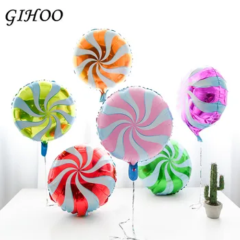 6pcs Foil Candy Balloons 18inch Round Lollipop Balloon Birthday Party Decorations Kids Wedding Baloons Baby Shower Decoration
6pcs Foil Candy Balloons 18inch Round Lollipop Balloon Birthday Party Decorations Kids Wedding Baloons Baby Shower Decoration
