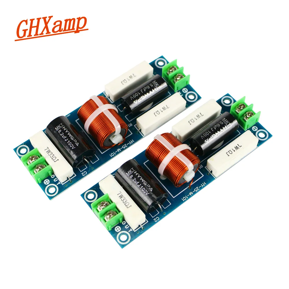 GHXAMP Speaker Midrange Crossover 1 Way 100W Split Design 4-8 inch Independent Mid ( Can do Three-way Crossover ) 18db/oct 2PCS
GHXAMP Speaker Midrange Crossover 1 Way 100W Split Design 4-8 inch Independent Mid ( Can do Three-way Crossover ) 18db/oct 2PCS