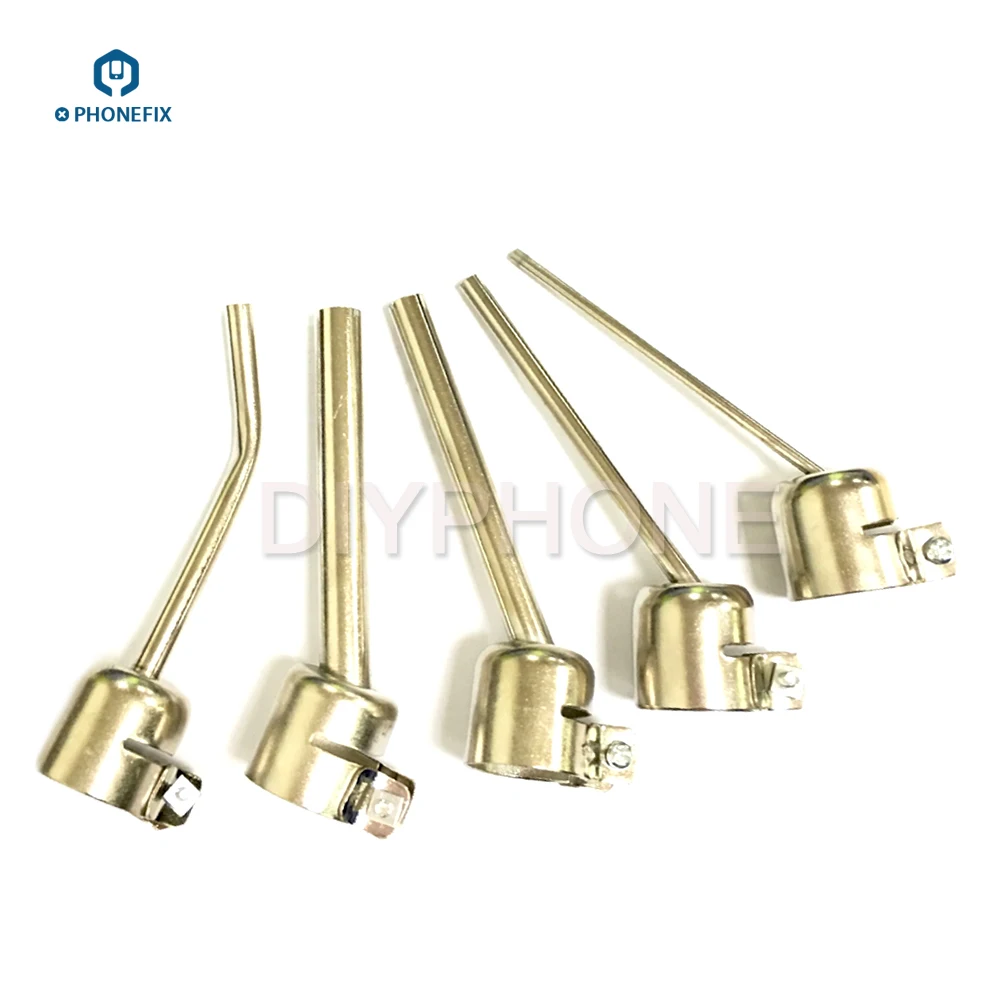 45 degree Extended Length Heat Gun Nozzle 850 hot air gun station Nozzle for phone motherboard BGA chip desoldering repair
45 degree Extended Length Heat Gun Nozzle 850 hot air gun station Nozzle for phone motherboard BGA chip desoldering repair