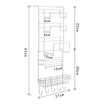 Newly Multilayer Kitchen Storage Hanger Iron Refrigerator Side Shelf Rack Oganizer Tool VA88
Newly Multilayer Kitchen Storage Hanger Iron Refrigerator Side Shelf Rack Oganizer Tool VA88