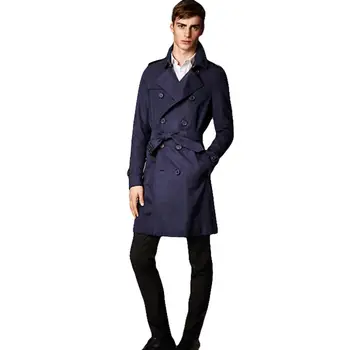 New Arrival England Style Double Row Buttons Waist Belt Lapel Men Autumn Winter Slim Fit Long Coat
New Arrival England Style Double Row Buttons Waist Belt Lapel Men Autumn Winter Slim Fit Long Coat