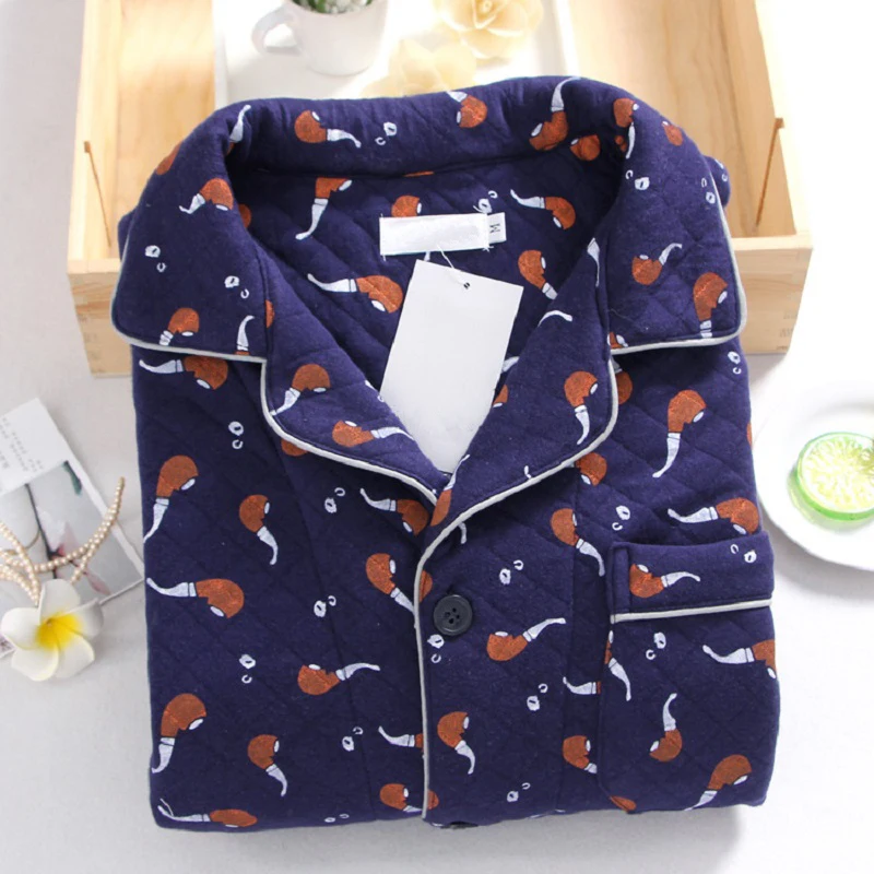 men winter thick cotton home clothing (8)