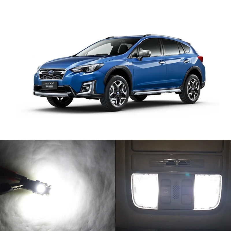 12 Pieces 2010-2018 Subaru Outback Premium White LED Interior Package