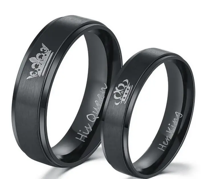 Poshfeel Couples Titanium Steel Lover's Rings for Men Women Wedding Engagement King Queen Rings Valentine's Day
Poshfeel Couples Titanium Steel Lover's Rings for Men Women Wedding Engagement King Queen Rings Valentine's Day