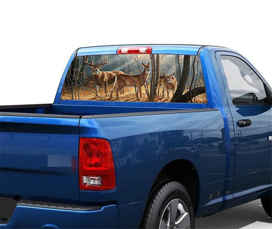 147x46cm DEER FAMILY Decal Vinyl Graphic Decal Tint Sticker Rear Windshield Car Sticker
147x46cm DEER FAMILY Decal Vinyl Graphic Decal Tint Sticker Rear Windshield Car Sticker