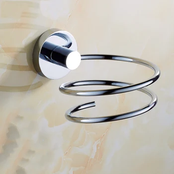 Simple Style Stainless Steel Chrome Finish Hair Dryer Holder Spiral Stand Wall Mounted Bathroom Shelves Storage Rack Accessories
Simple Style Stainless Steel Chrome Finish Hair Dryer Holder Spiral Stand Wall Mounted Bathroom Shelves Storage Rack Accessories