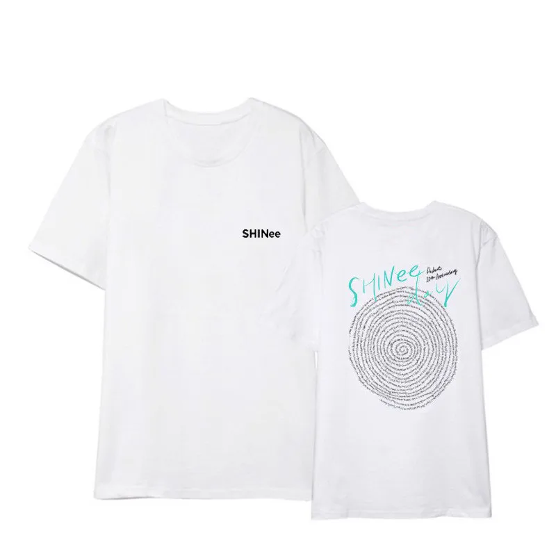 Kpop SHINee 10 Anniversary Album Fan Club Shirts Hip Hop Loose Clothes Tshirt T Shirt Short Sleeve Tops T-shirt DX782
Kpop SHINee 10 Anniversary Album Fan Club Shirts Hip Hop Loose Clothes Tshirt T Shirt Short Sleeve Tops T-shirt DX782