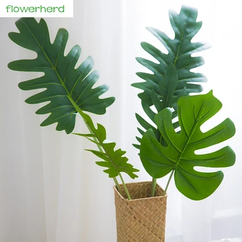 5PCS 60cm Large Artificial Palm Leaf Green Plants Tropical Spring Rain Leaves Simulation Leaf Wreaths Wedding Home Decoration
5PCS 60cm Large Artificial Palm Leaf Green Plants Tropical Spring Rain Leaves Simulation Leaf Wreaths Wedding Home Decoration