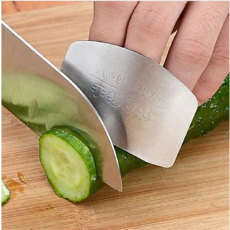 KNIFE FINGER GUARD STAINLESS STEEL PROTECTOR KNIVES KITCHEN RESTAURANT NEW ACCESSORIES B228 | Дом и сад