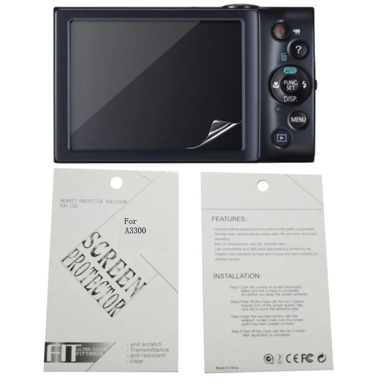 2pieces New Soft Camera screen protection film For Canon R RP A3300 A3400IS A4000IS IXUS150 IXUS165 IXUS175 IXUS190 IXUS 265 HS
2pieces New Soft Camera screen protection film For Canon R RP A3300 A3400IS A4000IS IXUS150 IXUS165 IXUS175 IXUS190 IXUS 265 HS