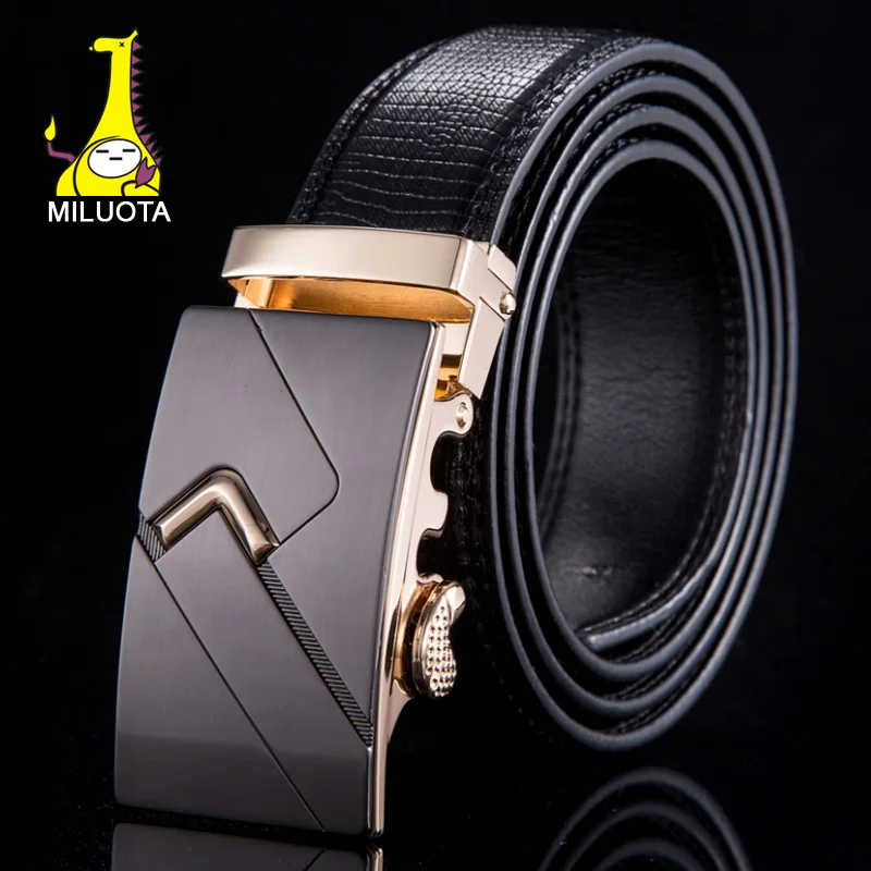 Ремень мужской с автоматической пряжкой из натуральной кожи|ceinture homme|ceintures hommes