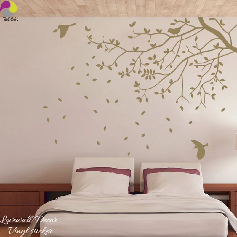 120cmx88cm Large Size Tree Bird Wall Sticker Bedroom Kids Room Branch Leaves Animal Plant Wall Decal Vinyl Home Decor Art Mural
120cmx88cm Large Size Tree Bird Wall Sticker Bedroom Kids Room Branch Leaves Animal Plant Wall Decal Vinyl Home Decor Art Mural