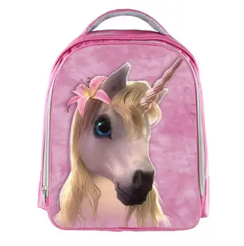 

Fantastic Beasts Unicorn Backpack Small Animal Horse Children School Bags Boy Girls Pink Cartoon Kids Kindergarten Bag Backpack