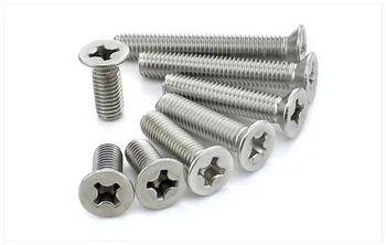 50pcs M4 x 12mm Phillips countersunk flat head screw alloy cross screws stainless steel bolts
50pcs M4 x 12mm Phillips countersunk flat head screw alloy cross screws stainless steel bolts