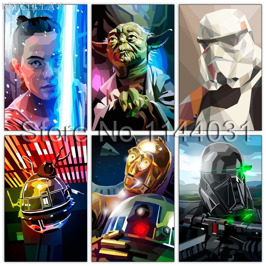 DIY Diamond Painting Star Wars Decorative Picture Rhinestone Mosaic Cross Stitch Diamond Pattern 5D Diamond Embroidery Christmas
DIY Diamond Painting Star Wars Decorative Picture Rhinestone Mosaic Cross Stitch Diamond Pattern 5D Diamond Embroidery Christmas