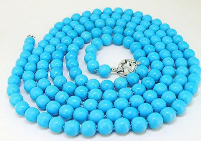 DD Wholesale FREE SHIPPING >>> 50" Lariat Blue Turquoise Necklace Round 8mm turquoise Bead Fashion New
DD Wholesale FREE SHIPPING >>> 50" Lariat Blue Turquoise Necklace Round 8mm turquoise Bead Fashion New