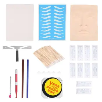 Microblading Kit Tattoo Pen Eyebrow Lip Makeup Practice Skin Needles Pigment Eyebrow Ruler Tattoo Pigment Cups for Body Makeup
Microblading Kit Tattoo Pen Eyebrow Lip Makeup Practice Skin Needles Pigment Eyebrow Ruler Tattoo Pigment Cups for Body Makeup