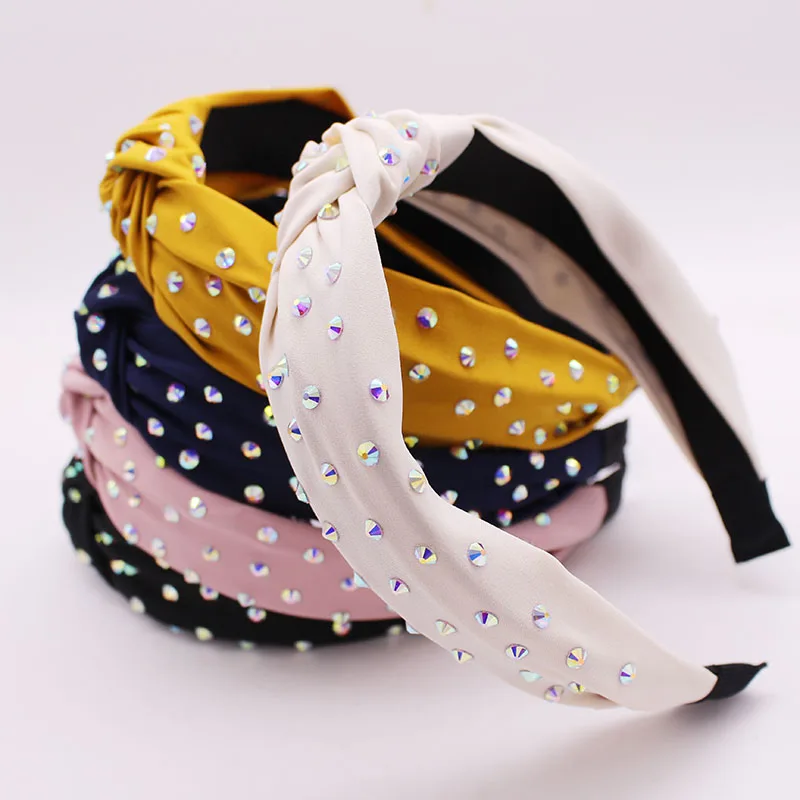 Bohemian AB plating Rehinestone Cotton Knotted Hairband Knot Headband Hair Accessories Hair Jewelry
Bohemian AB plating Rehinestone Cotton Knotted Hairband Knot Headband Hair Accessories Hair Jewelry