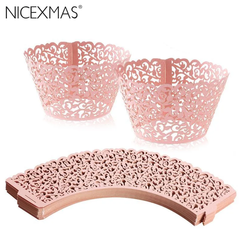 50pcs Laser Cut Cupcake Wrappers Decor Wedding Birthday Party Decoration Baby Shower Wrap
50pcs Laser Cut Cupcake Wrappers Decor Wedding Birthday Party Decoration Baby Shower Wrap