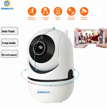 Auto Tracking ip wifi home security camera Wireless P2P Baby Monitor mini Pan and Title full angle robot camera 2 way audio
Auto Tracking ip wifi home security camera Wireless P2P Baby Monitor mini Pan and Title full angle robot camera 2 way audio
