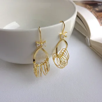 Silvology 925 Sterling Silver Tassel Circle Earrings Gold Creative Luxurious Fashionable Drop Earrings For Women Sexy Jewelry
Silvology 925 Sterling Silver Tassel Circle Earrings Gold Creative Luxurious Fashionable Drop Earrings For Women Sexy Jewelry