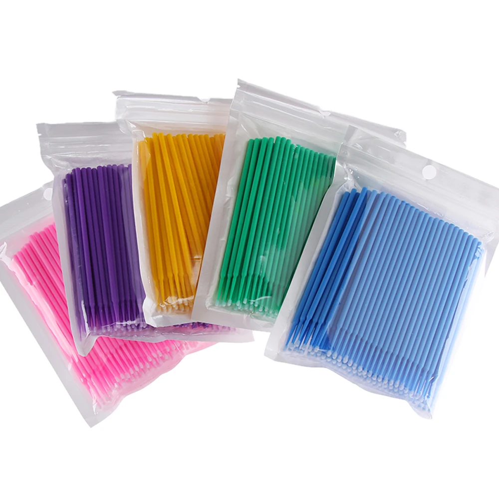 100pcs Mini Swab Disposable brush Applicators Eyelashes Extensions Makeup Glue Remover Cleaner Mascara Beauty Brush Kit Tools
100pcs Mini Swab Disposable brush Applicators Eyelashes Extensions Makeup Glue Remover Cleaner Mascara Beauty Brush Kit Tools