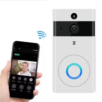 Wireless WiFi Video Doorbell Smart Phone Door Bell Intercom Home Security Camera Smart Video Doorbell 3D25
Wireless WiFi Video Doorbell Smart Phone Door Bell Intercom Home Security Camera Smart Video Doorbell 3D25