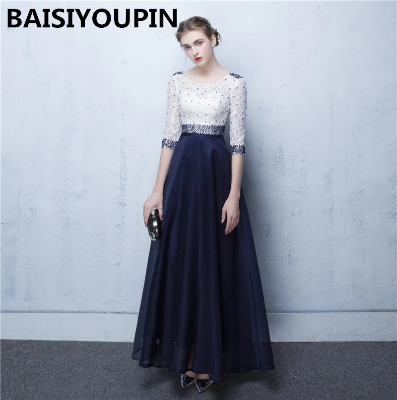 Women Dress Evening Vestido Longo De Festa 2020 Cheap Party Dresses Elegant Floor Length Prom with Sleeves | Свадьбы и торжества