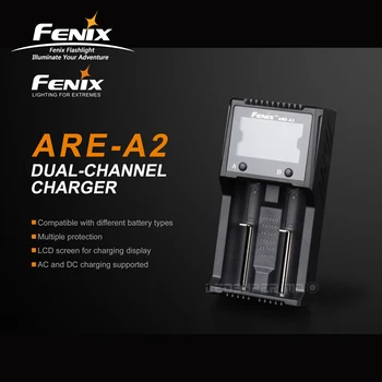 LCD Screen Fenix ARE-A2 Dual Channel Smart Charger is Compatible with Li-ion/ Ni-MH/ Ni-Cd Batteries
LCD Screen Fenix ARE-A2 Dual Channel Smart Charger is Compatible with Li-ion/ Ni-MH/ Ni-Cd Batteries