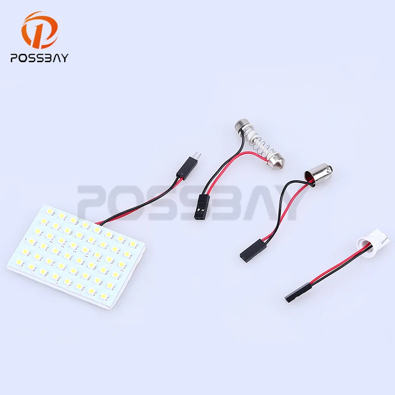 POSSBAY 1 Pcs Panel 48SMD White Micro Dome Index Universal Car LED Lamp Bulbs Wedge White Light Interior Lamp Headlight DC12V
POSSBAY 1 Pcs Panel 48SMD White Micro Dome Index Universal Car LED Lamp Bulbs Wedge White Light Interior Lamp Headlight DC12V