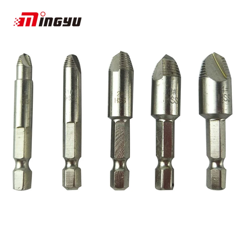 5pcs Screwdriver Stem Core Remover Damaged Screw Extractor Drill Bits HSS Broken Easy Out Bolt Stud Stripped Screw Remover Tool
5pcs Screwdriver Stem Core Remover Damaged Screw Extractor Drill Bits HSS Broken Easy Out Bolt Stud Stripped Screw Remover Tool