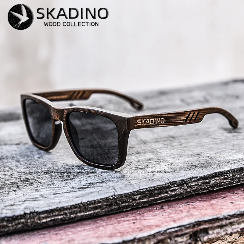SKADINO Bamboo Wood Full Wood Sun Glasses for Women Men UV400 Polarized Sunglasses Fashion Black Grey Lens Handmade Brand Cool
SKADINO Bamboo Wood Full Wood Sun Glasses for Women Men UV400 Polarized Sunglasses Fashion Black Grey Lens Handmade Brand Cool