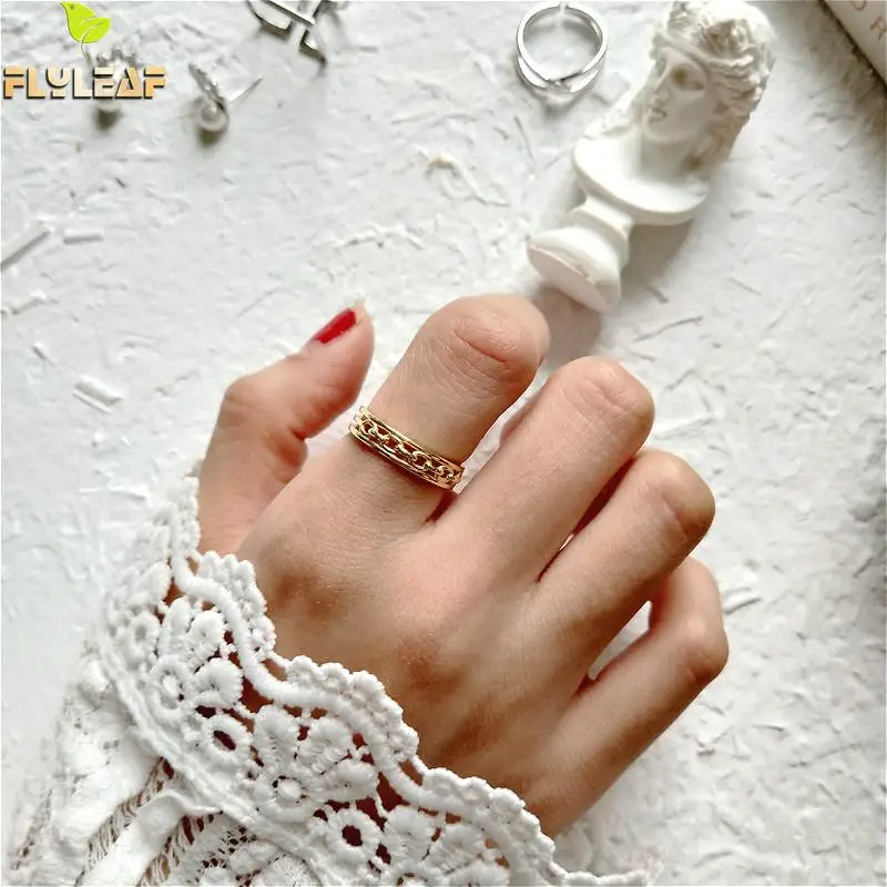 100% 925 Sterling Silver Jewelry Open Rings For Women Personality Cross Chain Ring Gold Flyleaf Fashion High Quality
100% 925 Sterling Silver Jewelry Open Rings For Women Personality Cross Chain Ring Gold Flyleaf Fashion High Quality