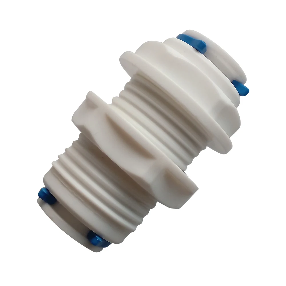 1/4"(6.35mm) 3/8"(9.52mm) OD Tube RO Water Straight Bulkhead Fittings Quick Connector RO Water System
1/4"(6.35mm) 3/8"(9.52mm) OD Tube RO Water Straight Bulkhead Fittings Quick Connector RO Water System