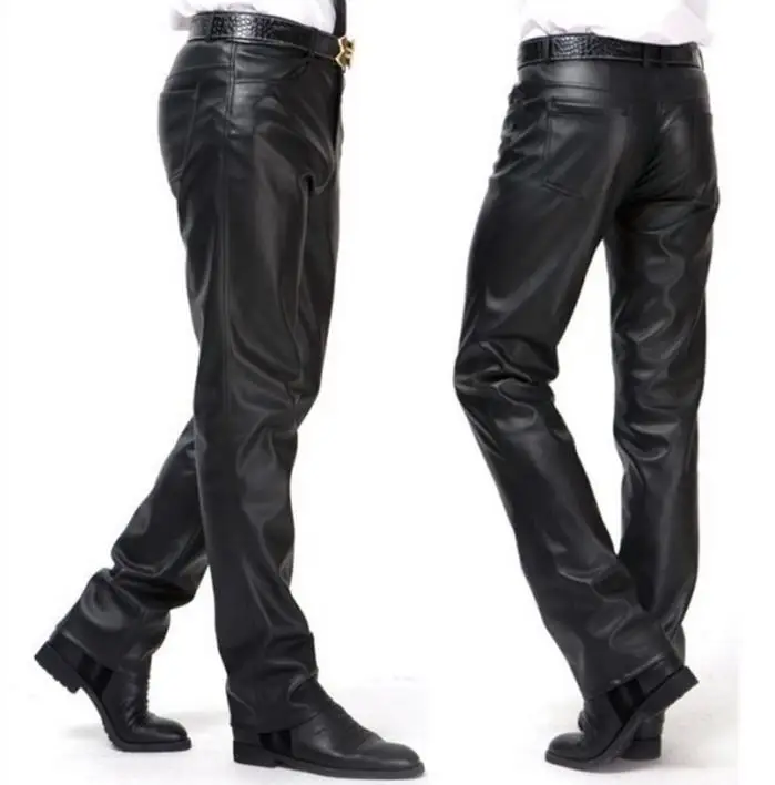 Winter motorcycle pu leather pants men feet trousers windproof thermal plus velvet faux leather skinny pants mens fashion black
Winter motorcycle pu leather pants men feet trousers windproof thermal plus velvet faux leather skinny pants mens fashion black