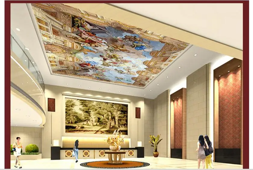 custom photo wallpaper 3d ceiling murals wallpaper European classical oil painting ceiling frescoes zenith angel God of gods
custom photo wallpaper 3d ceiling murals wallpaper European classical oil painting ceiling frescoes zenith angel God of gods