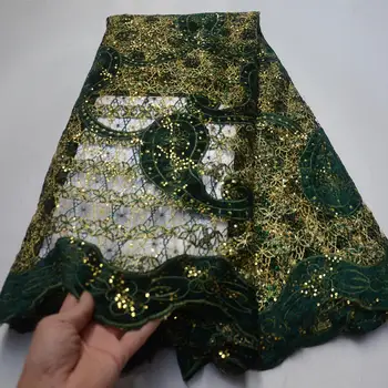 High Quality African organza lace fabric with sequins African lace fabric High quality Organza for women wedding lace -J5
High Quality African organza lace fabric with sequins African lace fabric High quality Organza for women wedding lace -J5