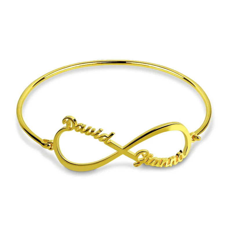 AILIN Personalized Infinity Name Bangle Gold Color Love Infinity Bracelet Women Jewelry
AILIN Personalized Infinity Name Bangle Gold Color Love Infinity Bracelet Women Jewelry