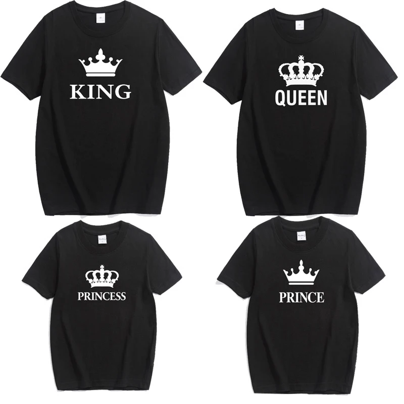 Summer Mother and Daughter Clothes Family Matching Outfits Mommy and Me Look T shirt Father Mom Son Baby Clothing King Queen
Summer Mother and Daughter Clothes Family Matching Outfits Mommy and Me Look T shirt Father Mom Son Baby Clothing King Queen