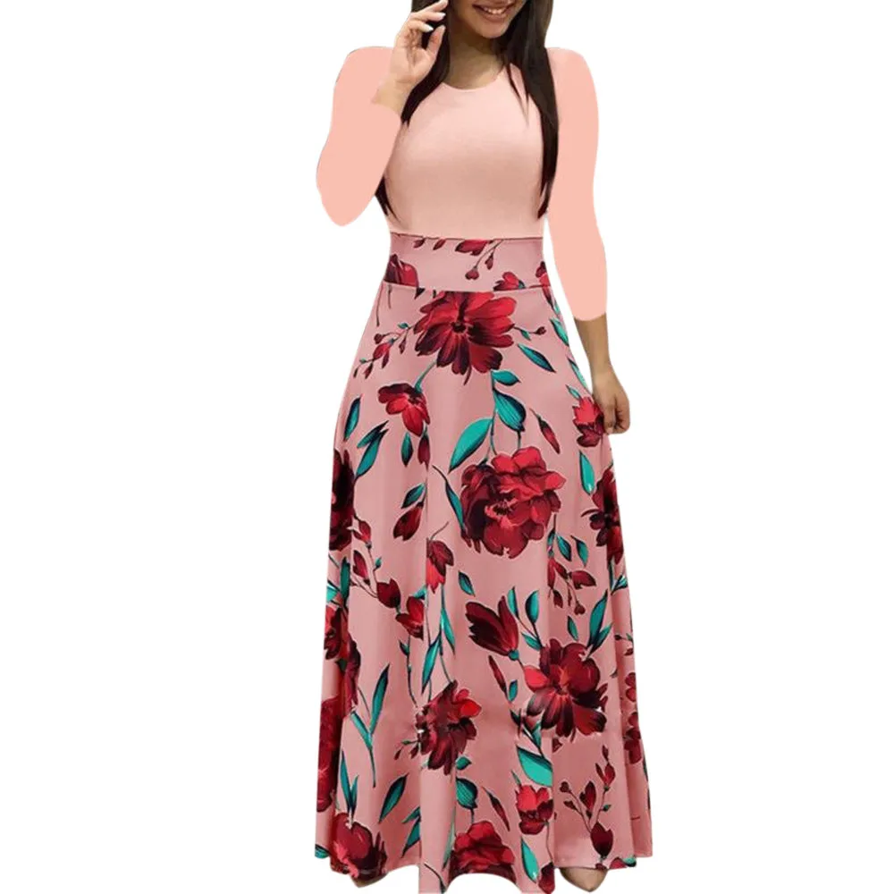 Bobo Summer dress Women Fashion Long Sleeve Floral Print party dress Sexy Ladies robe femme Casual Long Maxi Dress Vestidos
Bobo Summer dress Women Fashion Long Sleeve Floral Print party dress Sexy Ladies robe femme Casual Long Maxi Dress Vestidos