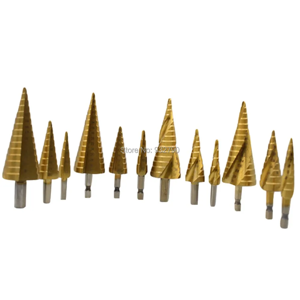 3pcs Step Drill Bit Cone Drill Hole Cutter HSS Reamer Metals Steel Aluminium Copper Fibreglass PVC Drilling 4-12mm 4-20mm 4-32mm
3pcs Step Drill Bit Cone Drill Hole Cutter HSS Reamer Metals Steel Aluminium Copper Fibreglass PVC Drilling 4-12mm 4-20mm 4-32mm