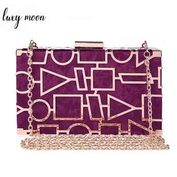 Geometric Hollow Out Design Women Clutch Bag Female Chain Handbag Velour Evening Bag Day Clutches Wedding Party Purse ZD1152
Geometric Hollow Out Design Women Clutch Bag Female Chain Handbag Velour Evening Bag Day Clutches Wedding Party Purse ZD1152