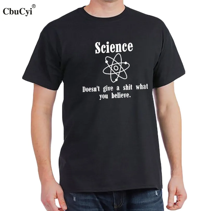 Science dosn't give a shit what you believe Atheist T Shirt Funny Saying Mens Clothing Harajuku Style Graphic Tee shirt
Science dosn't give a shit what you believe Atheist T Shirt Funny Saying Mens Clothing Harajuku Style Graphic Tee shirt