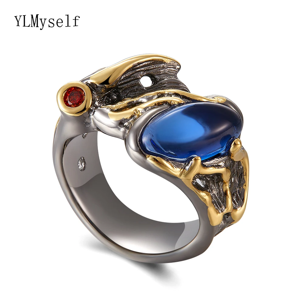 Oval Blue stone Ring Gun Black Jewellery Women's Fashion Fast delivery Women Copper Jewelry Hot rings
Oval Blue stone Ring Gun Black Jewellery Women's Fashion Fast delivery Women Copper Jewelry Hot rings