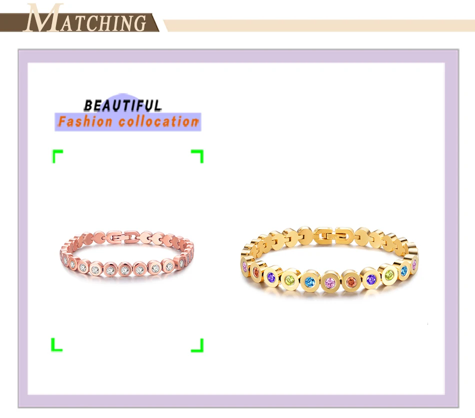 tennis bracelets women (9)pc