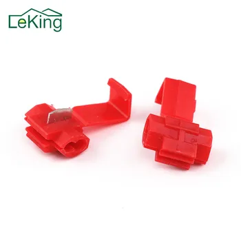 LeKing 50 Pcs/set PVC Wire Crimp Terminals Connector Quick Splice Wiring Cable Clamp Red Connection Wholesale Maintenance Tools
LeKing 50 Pcs/set PVC Wire Crimp Terminals Connector Quick Splice Wiring Cable Clamp Red Connection Wholesale Maintenance Tools