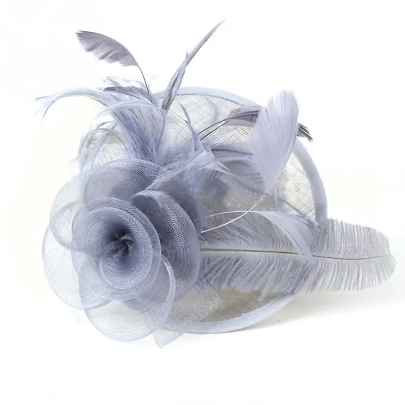Hot Sale Elegent Women Fascinator Hat with Feather Hair Clip Mesh Elastic Net Fascinating Hat for Tea Party Church Hat #H12^
Hot Sale Elegent Women Fascinator Hat with Feather Hair Clip Mesh Elastic Net Fascinating Hat for Tea Party Church Hat #H12^