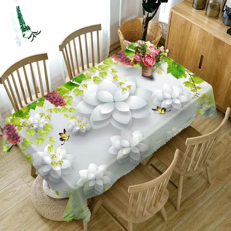 white polyester tablecloths Waterproof 3D Table cloth rectangular banquet round table covers Customized size Cushion cover
white polyester tablecloths Waterproof 3D Table cloth rectangular banquet round table covers Customized size Cushion cover