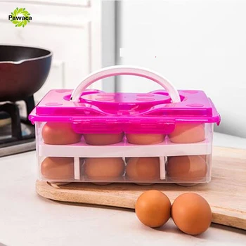 24 Grid Egg Box Food Container Organizer Convenient Storage Boxes Double Layer Durable Multifunctional Crisper Kitchen Products
24 Grid Egg Box Food Container Organizer Convenient Storage Boxes Double Layer Durable Multifunctional Crisper Kitchen Products